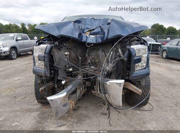 1FTEW1EF4GFD29511 2016 FORD F150 Blue Rear interior view