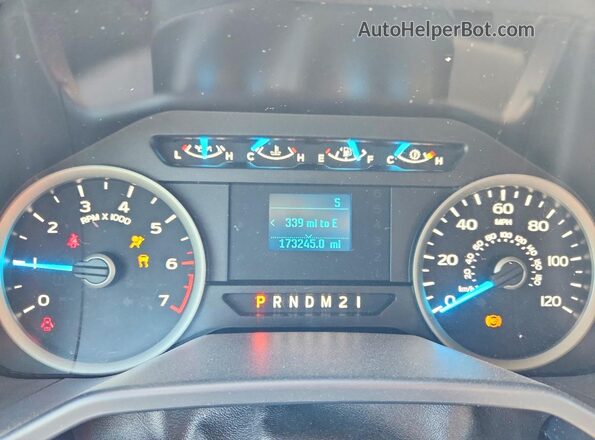 1FTEW1EF4GKD79428 2016 FORD F150 Red Widok zestawu wskaźników