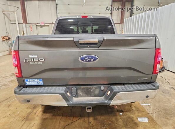 1FTEW1EF4GKF38349 2016 FORD F150 Серый Вид сзади