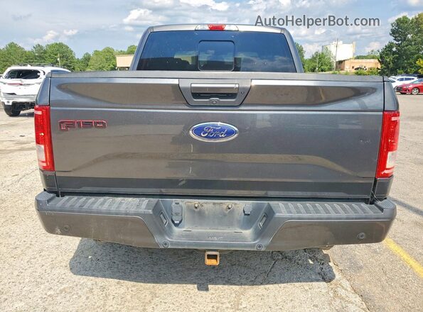 1FTEW1EF4HFB03261 2017 FORD F150 Gray Rear view