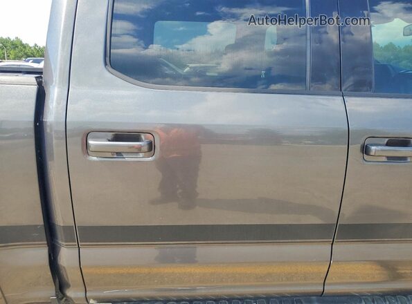 1FTEW1EF4HFB03261 2017 FORD F150 Gray Rear seats view