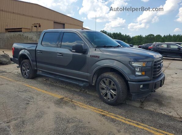 1FTEW1EF4HFB03261 2017 FORD F150 Gray Front right