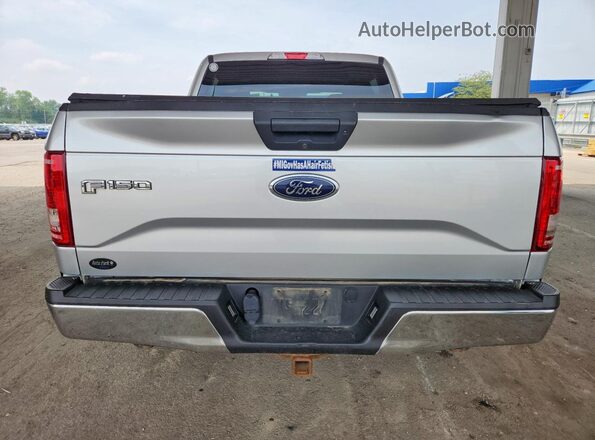 1FTEW1EF4HFB91583 2017 FORD F150 Silver Rear view