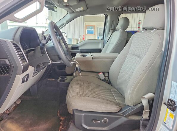 1FTEW1EF4HFB91583 2017 FORD F150 Silver Front interior view