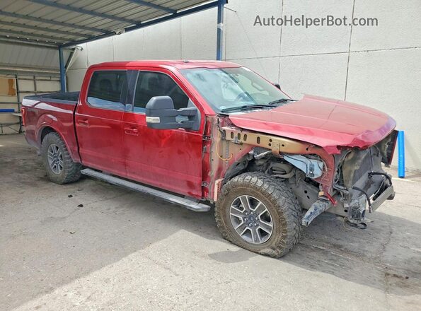 1FTEW1EF4HKC03531 2017 FORD F150 Темно-бордовый Передняя правая четверть