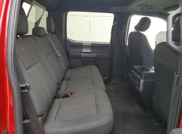 1FTEW1EF4HKC03531 2017 FORD F150 Темно-бордовый Вид задних сидений