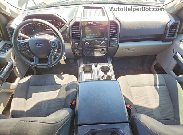 1FTEW1EF4HKE10503 2017 FORD F150 Black Dashboard view