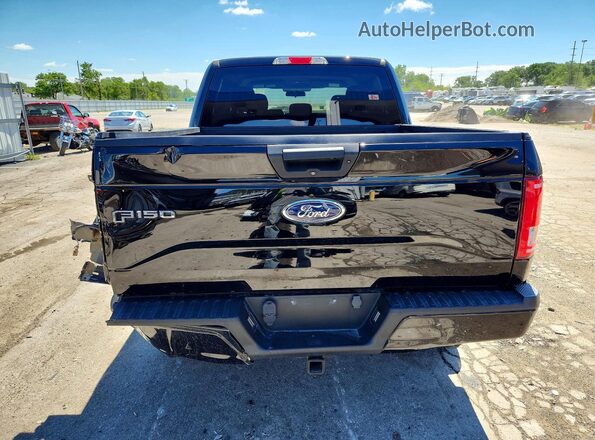 1FTEW1EF4HKE10503 2017 FORD F150 Black Rear view
