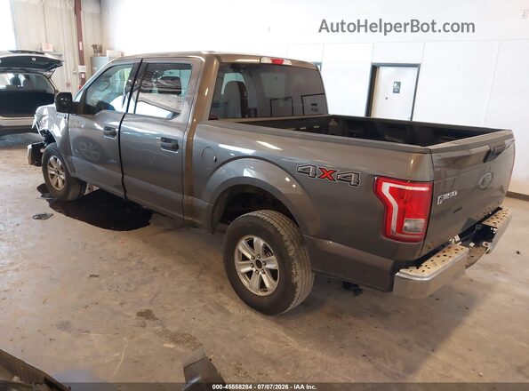 1FTEW1EF5GFA15382 2016 FORD F150 Gray Задня ліва чверть