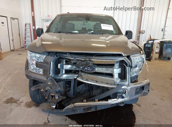 1FTEW1EF5GFA15382 2016 FORD F150 Gray Вид щитка приладів