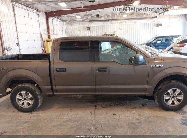 1FTEW1EF5GFA15382 2016 FORD F150 Gray Вид задньої частини салону