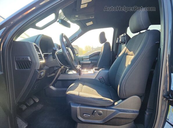 1FTEW1EF5GFB86083 2016 FORD F150 Gray წინა სალონის ხედი