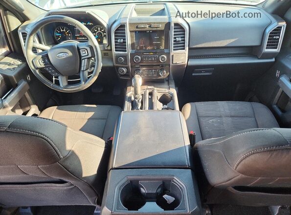 1FTEW1EF5GFB86083 2016 FORD F150 Gray წინა პანელის ხედი