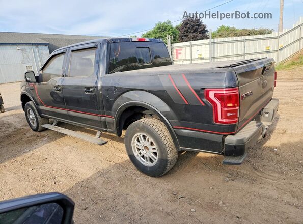 1FTEW1EF5GFC43608 2016 FORD F150 Черный Задняя левая четверть
