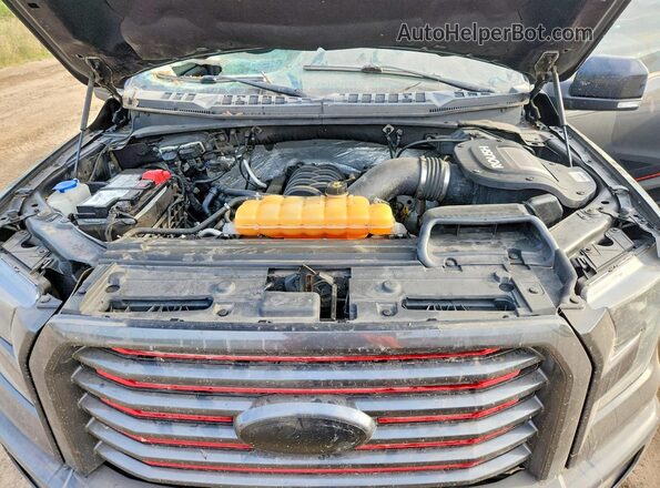 1FTEW1EF5GFC43608 2016 FORD F150 Черный Вид задней части салона