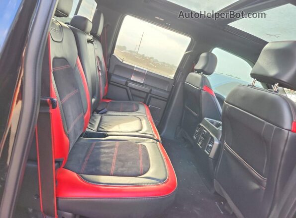 1FTEW1EF5GFC43608 2016 FORD F150 Черный Вид задних сидений
