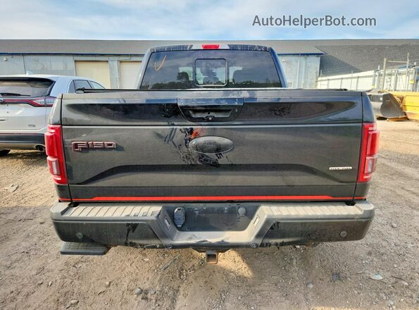 1FTEW1EF5GFC43608 2016 FORD F150 Черный Вид сзади