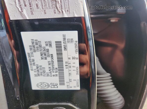 1FTEW1EF5GFC43608 2016 FORD F150 Черный Вид подкапотного пространства