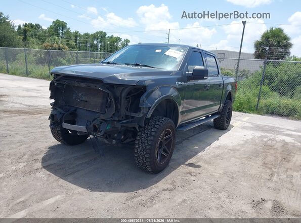 1FTEW1EF5GKD71242 2016 FORD F150 Gray Przód lewy
