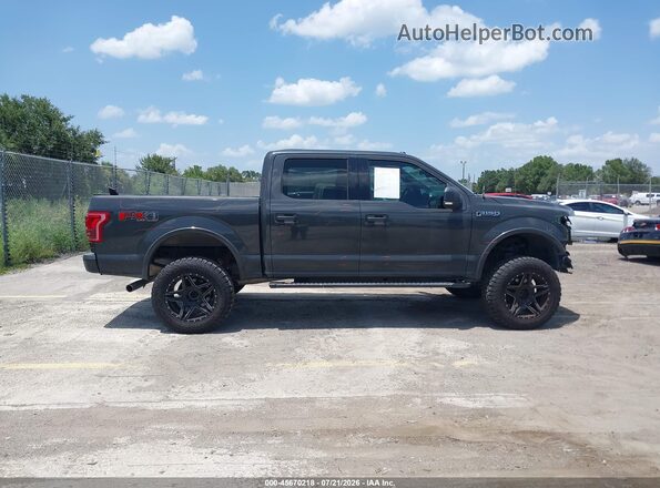 1FTEW1EF5GKD71242 2016 FORD F150 Gray Widok wnętrza 360 stopni