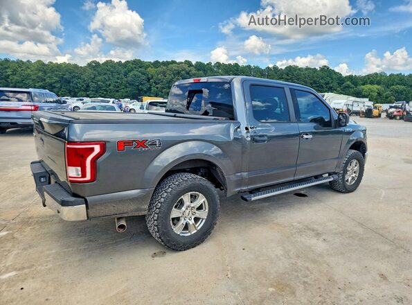 1FTEW1EF5HFA57245 2017 FORD F150 Серый Задняя правая четверть