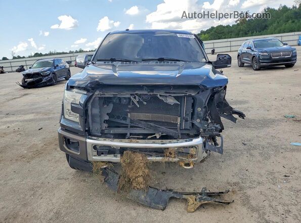 1FTEW1EF5HFC59082 2017 FORD F150 Black Front view