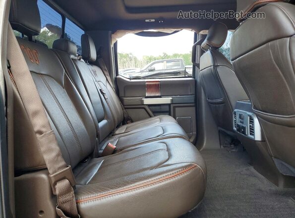 1FTEW1EF5HFC59082 2017 FORD F150 Black Rear seats view