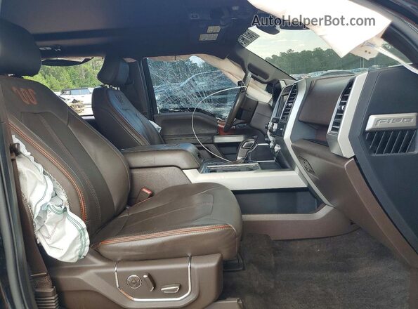 1FTEW1EF5HFC59082 2017 FORD F150 Black Front interior view