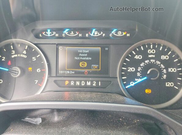 1FTEW1EF6GFD31681 2016 FORD F150 Charcoal Vista del cuadro de instrumentos