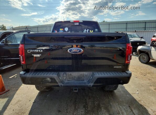 1FTEW1EF6GFD42096 2016 FORD F150 Black Հետևի տեսք