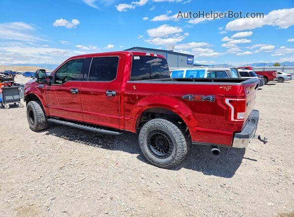 1FTEW1EF6GKD78099 2016 FORD F150 Red Rear left