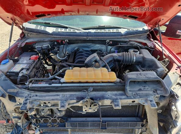 1FTEW1EF6GKD78099 2016 FORD F150 Red Rear interior view