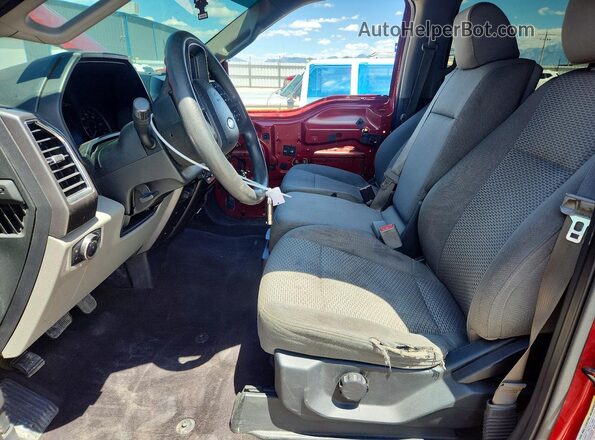 1FTEW1EF6GKD78099 2016 FORD F150 Red Front interior view