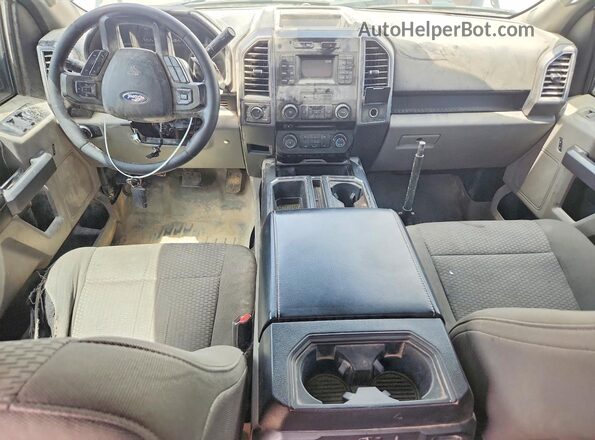 1FTEW1EF6HKC61608 2017 FORD F150 White Dashboard view