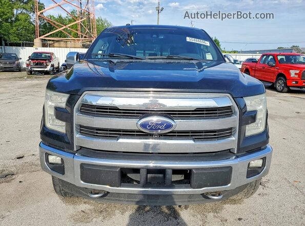 1FTEW1EF7GFA90889 2016 FORD F150 Black წინა ხედი
