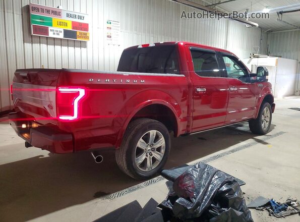 1FTEW1EF7GFC18001 2016 FORD F150 Burgundy უკანა მარჯვენა