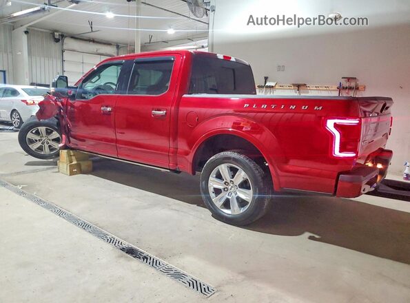 1FTEW1EF7GFC18001 2016 FORD F150 Burgundy უკანა მარცხენა