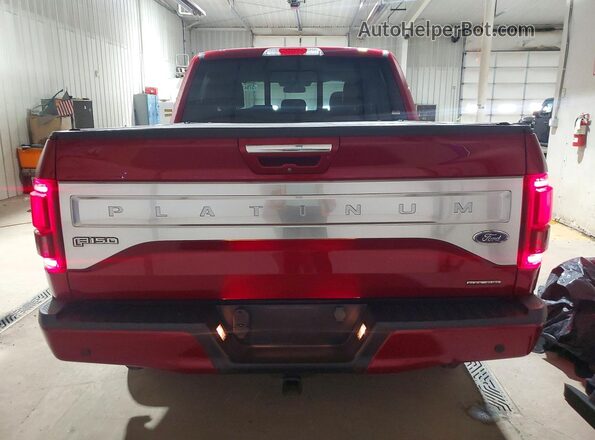 1FTEW1EF7GFC18001 2016 FORD F150 Burgundy უკანა ხედი