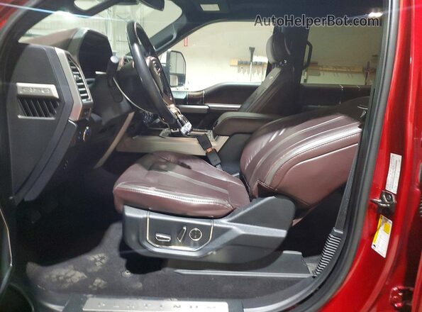 1FTEW1EF7GFC18001 2016 FORD F150 Burgundy წინა სალონის ხედი