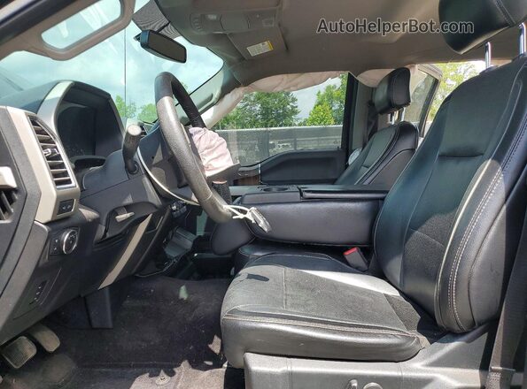 1FTEW1EF7GFD39059 2016 FORD F150 Black Widok wnętrza z przodu