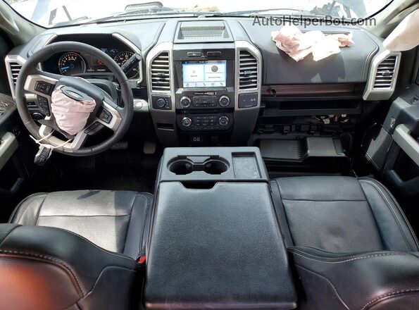 1FTEW1EF7GFD39059 2016 FORD F150 Black Widok deski rozdzielczej
