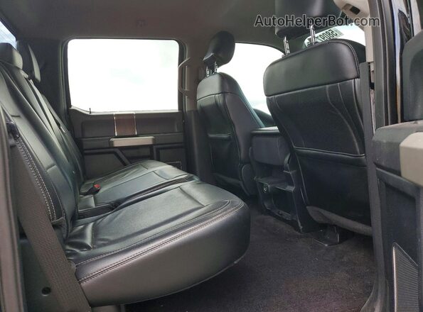 1FTEW1EF7GFD39059 2016 FORD F150 Black Widok tylnych siedzeń