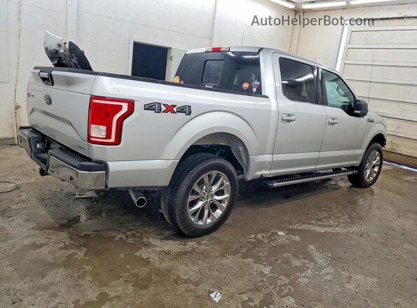 1FTEW1EF7GFD49249 2016 FORD F150 Silver Tył prawy