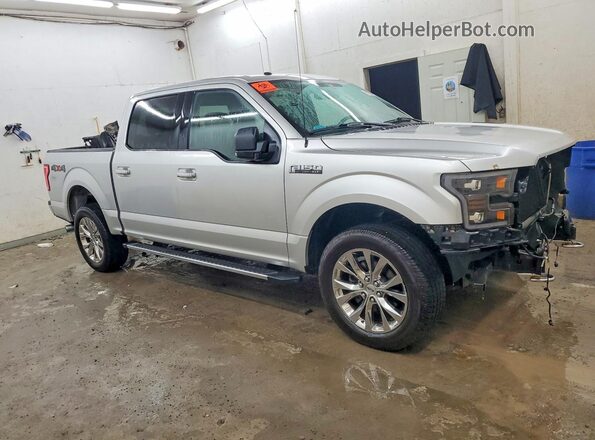 1FTEW1EF7GFD49249 2016 FORD F150 Silver Przód prawy