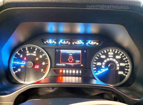 1FTEW1EF7GFD49249 2016 FORD F150 Silver Widok zestawu wskaźników