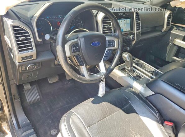 1FTEW1EF7GKE07917 2016 FORD F150 Угольный Вид панели приборов