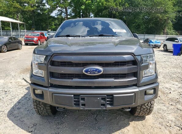 1FTEW1EF7GKE07917 2016 FORD F150 Угольный Вид спереди