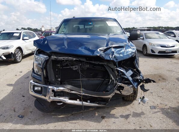 1FTEW1EF7GKF43951 2016 FORD F150 Blue Vista del cuadro de instrumentos