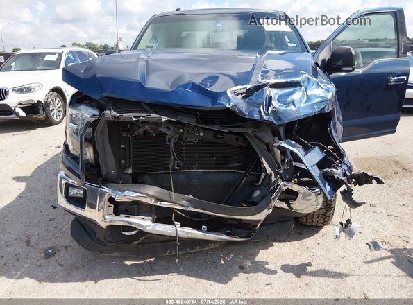 1FTEW1EF7GKF43951 2016 FORD F150 Blue Vista frontal