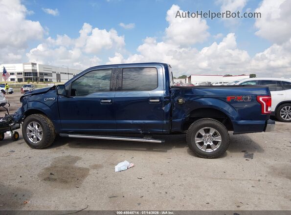 1FTEW1EF7GKF43951 2016 FORD F150 Blue Vista interior de 360 grados